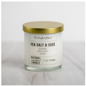 Sea Salt and Sage Jar Candle